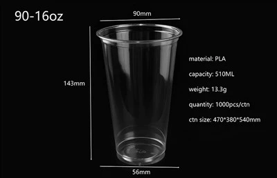 Pla läbipaistvad tassid
